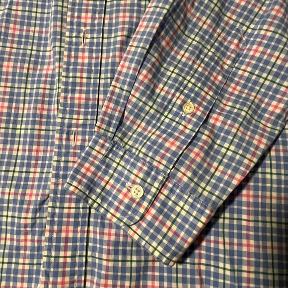 Men's Blue Checkered Shirt - Picture 5 of 5